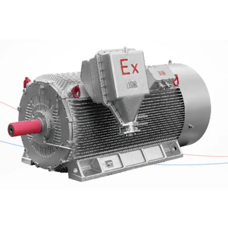 Высокоэффективные высоковольтные взрывозащищенные трехфазные асинхронные двигатели серии YBX3